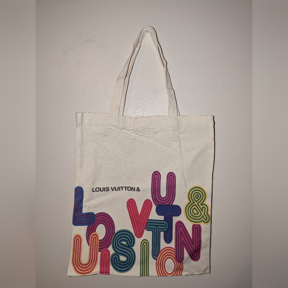 Louis Vuitton Canvas Eco Bag Shinsen exhibition Limited tote bag NEW